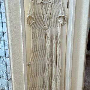 Alfani Beige Patterned Dress
